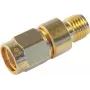Telegärtner Adaptador de conector hembra SMA a conector macho SMA reverse, 50 ohmios, DC-6 GHz, latón dorado J01155R0095