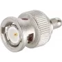 Telegärtner Conector crimp BNC 75 ohmios para RG-59 B/U, contacto dorado, carcasa de níquel J01002F1288Z