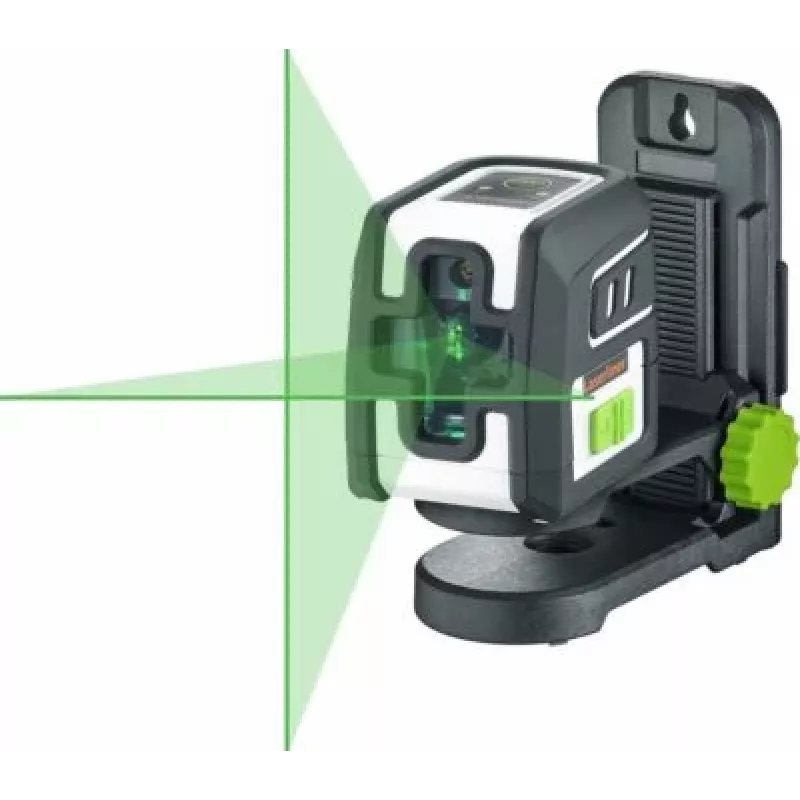 Laserliner SmartCross-Laser GX Plus Set láser de líneas cruzadas de haz verde, alcance máx. 40 m (036.732E)