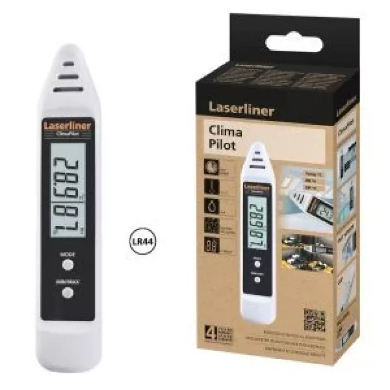 Laserliner ClimaPilot Registrador de datos de humedad y temperatura (082.034E)