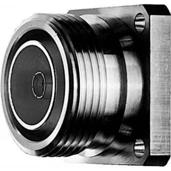 Telegärtner Conector hembra 7-16 DIN, montaje en panel, 50 ohmios, plata