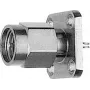 Telegärtner Conector hembra SMA de montaje con brida Z29, dorado (estándar) – 5 unidades (J01150A0191)