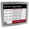 Kindermann Doorsign E-Ink 12,2 con marco de acero inoxidable 5002000621