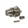 Telegärtner Conector hembra SMA de montaje crimp para RG-316/U, niquelado, pack de 5 (J01151A0009)