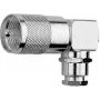 Telegärtner Conector macho en ángulo UHF para RG-58C/U, RG-223/U, RG-141 A/U, RG-142 B/U (J01040B1201)