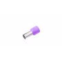 Cimco 187103 Terminal tubular 0,25 mm² semiaislado violeta (100 uds.)