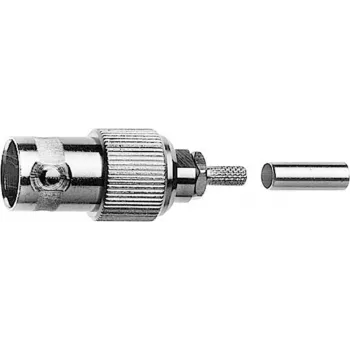 Telegärtner Conector hembra BNC para cable crimp G03 50 ohmios, crimp/crimp, A2913, G03 (RG178 B/U) - 1 ud. (J01001B0060)