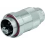 Telegärtner J60026A0000 TOC M12 Conector de campo blindado de 4 polos codificado D, acero inoxidable, borne de tornillo, IP68