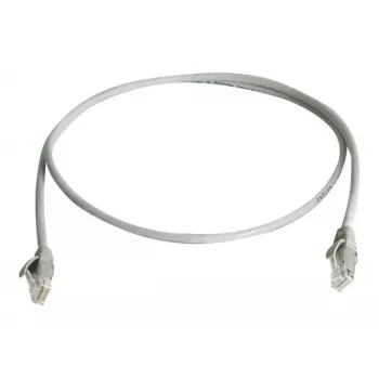 Telegärtner L00001A0228 Cable de parcheo Cat6 U/UTP RJ45, 0,5 m, gris