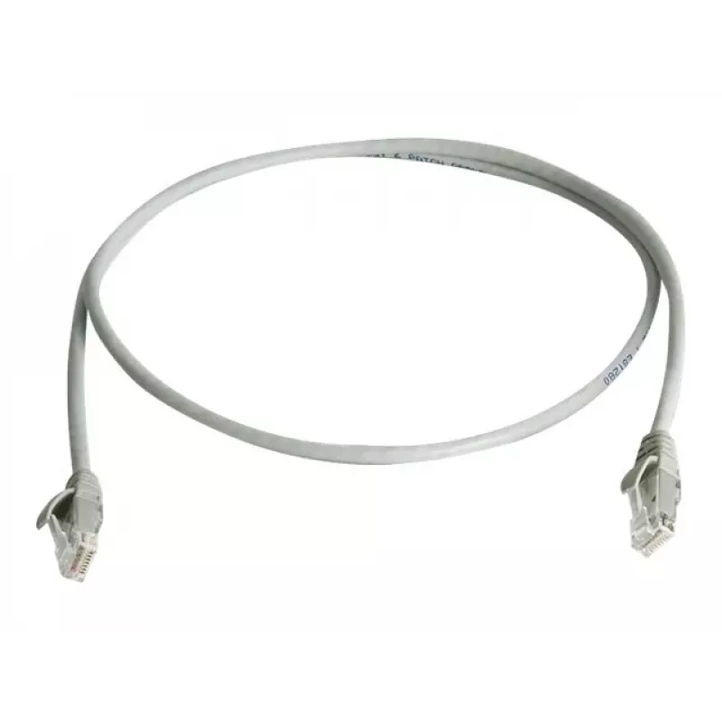 Telegärtner L00001A0228 Cable de parcheo Cat6 U/UTP RJ45, 0,5 m, gris