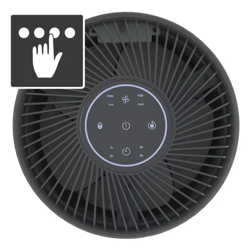 Laserliner AirBreeze 120 purificador de aire, 30 m², negro 085.120A