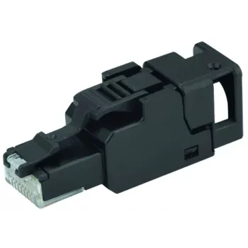 TELEGÄRTNER UFP8 Cat.6A Conector RJ45 de campo, T568B, AWG23-22, blindado, IDC sin herramientas J00026A3113