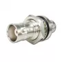 Telegärtner J01004A1233Z Adaptador conector macho BNC a conector hembra BNC, 75 ohmios, negro