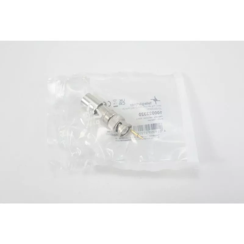 Telegärtner Conector macho BNC de crimpar para RG214/U y RG393/U, 50 ohmios, 1 ud. J01000A0060