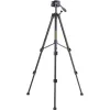 Laserliner FixPod Trípode de 155 cm, altura de trabajo máxima 155 cm, aluminio, negro 090.132E