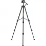 Laserliner FixPod Trípode de 155 cm, altura de trabajo máxima 155 cm, aluminio, negro 090.132E
