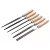 Cimco Set de limas de precisión 206750, 6 piezas, 160 mm, picado 2, DIN 7283