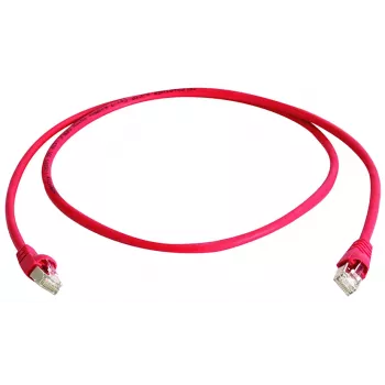 TELEGÄRTNER Cable de red F/UTP Cat.5e 2,5 m MP8 FS100 LSZH rojo L00002D0086