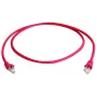 Telegärtner Cable de red cruzado CAT 6A S/FTP, RJ45, 3 m, rojo, libre de halógenos, ignífugo L00002A0139