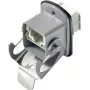 Telegärtner STX V5 Set de brida RJ45 variante 5 acoplador, montaje en panel 8P8C, aluminio J80020A0007