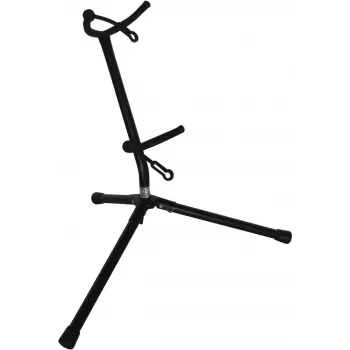 DIMAVERY Soporte para saxofón, negro (26600030)