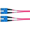 Telegärtner cable de fibra óptica SC/SC OM4 dúplex, 2 m, violeta L00881A0028