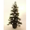 EUROPALMS set de bolas decorativas 7 cm, blanco, 6 uds. (83501254)