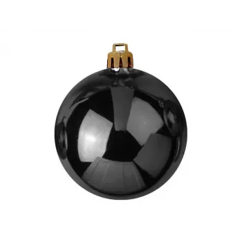 EUROPALMS set de bolas decorativas 10 cm, negro, 4 uds. 83501263