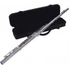 DIMAVERY QP-10 C flauta travesera, plateada 26500300