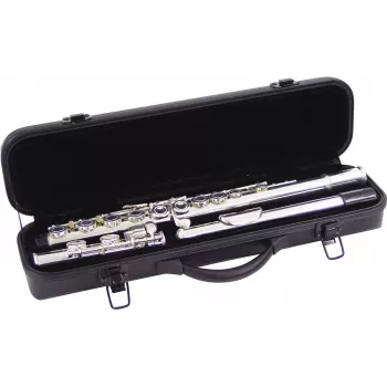 DIMAVERY QP-10 C flauta travesera, plateada 26500300