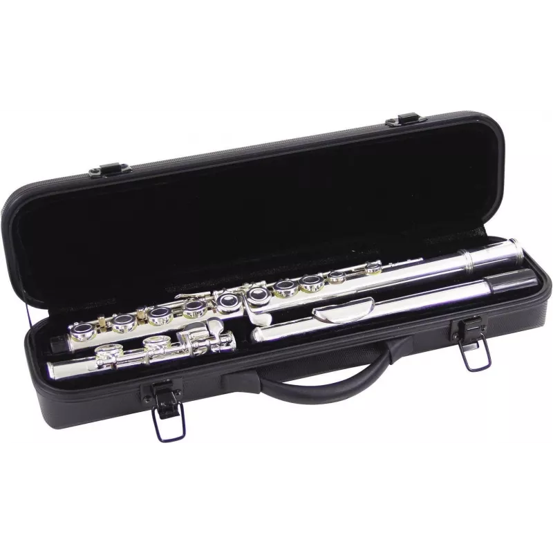 DIMAVERY QP-10 C flauta travesera, plateada 26500300