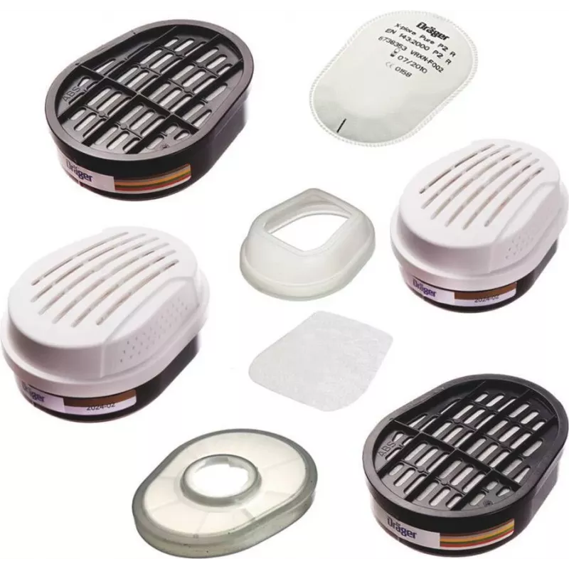 Dräger X-plore filtro combinado bayoneta A2 P3 RD, pack de 2 (6738875)