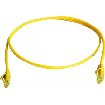 Telegärtner L00000A0294 cable de red Cat6 U/UTP RJ45, 0,5 m, amarillo