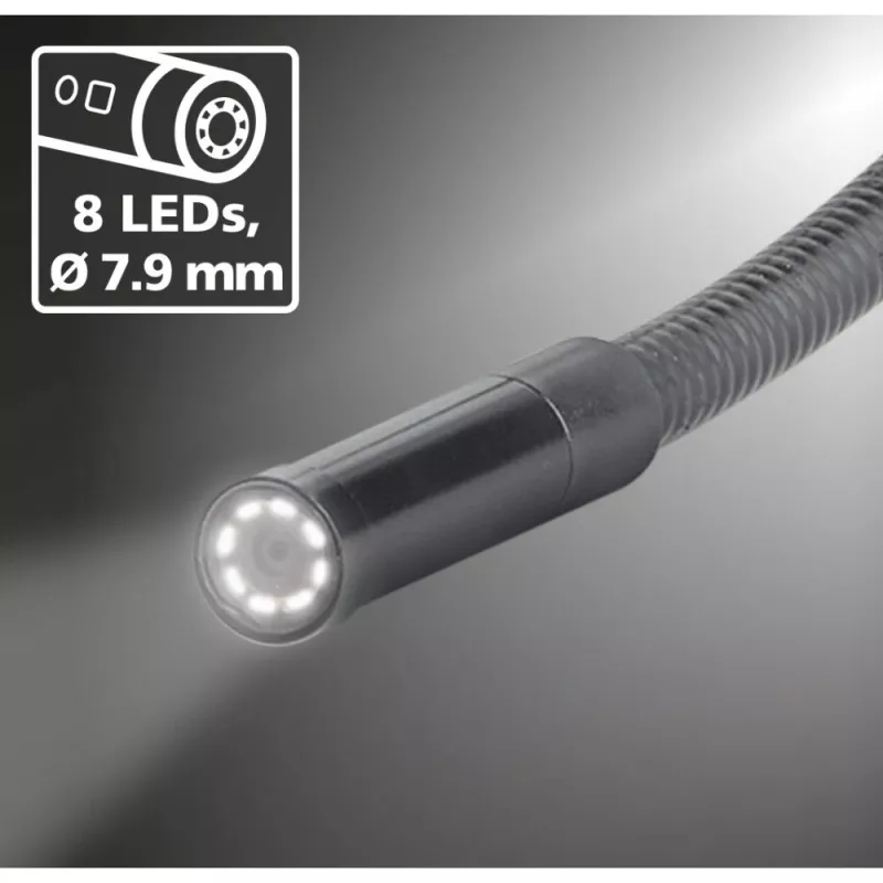 Laserliner 082.282A sonda de cámara de inspección con 6 mm de diámetro y 1,5 m de longitud