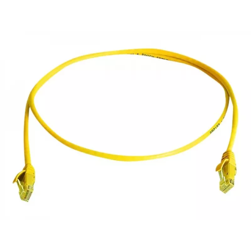 Telegärtner DataVoice Office cable de red Cat 6 UTP RJ45 a RJ45, 3 m, amarillo RAL 1021, libre de halógenos L00002A0237
