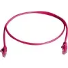 TELEGÄRTNER 100008898 cable de red CAT 6 RJ45, 7,5 m, rojo, LSZH, U/UTP, ignífugo