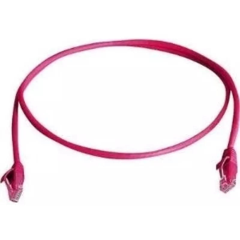 TELEGÄRTNER 100008898 cable de red CAT 6 RJ45, 7,5 m, rojo, LSZH, U/UTP, ignífugo