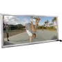 EUROPALMS panel publicitario iluminado, aluminio, 1x2 m, LED, plata 83331754