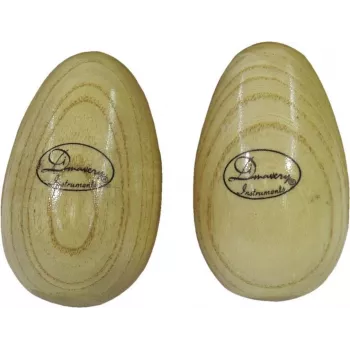 Dimavery Egg Shaker de madera, 2 uds., natural 26055335
