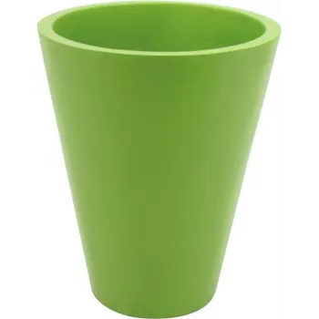 EUROPALMS Maceta de fibra de vidrio, verde, 44x61 cm 83011763