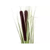 EUROPALMS Hierba de caña artificial con espigas, verde claro, 152 cm 82505855