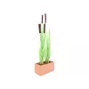 EUROPALMS Hierba de caña artificial con espigas, verde claro, 152 cm 82505855
