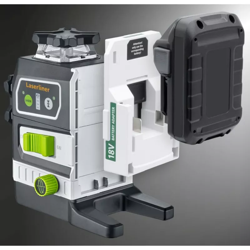 Laserliner PowerPlane-Laser 3G Multi-18V Green Nivel láser 3 x 360° (unidad base) 036.380L