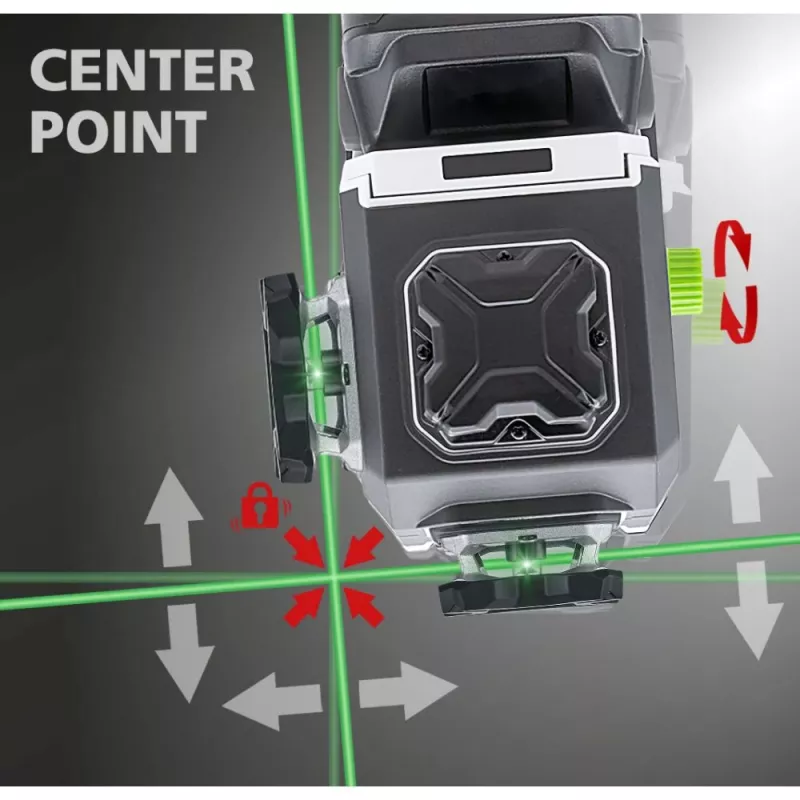 Laserliner PowerPlane-Laser 3G Multi-18V Green Nivel láser 3 x 360° (unidad base) 036.380L