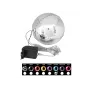 EUROPALMS Bola de nieve LED 15 cm, Ice Blue 83501241