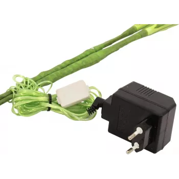 EUROPALMS Aronstab, set de 3 con LED, blanco, 85 cm (83330302)