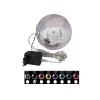 EUROPALMS Bola de nieve LED 15 cm, negro 83501244