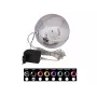 EUROPALMS Bola de nieve LED 15 cm, negro 83501244