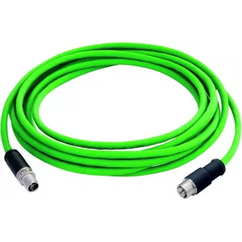 TELEGÄRTNER L82005A0000 Cable de fibra óptica LC-Duplex a LC-Duplex OM3 multimodo, 10 m, aqua, LSZH 100017385
