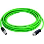 TELEGÄRTNER L82005A0000 Cable de fibra óptica LC-Duplex a LC-Duplex OM3 multimodo, 10 m, aqua, LSZH 100017385
